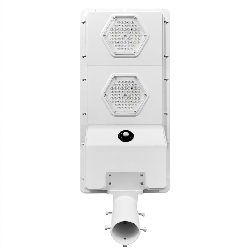 50W соларна LED улична лампа с LED модул, водоустойчива, за стълб 5–6 м, пътно осветление