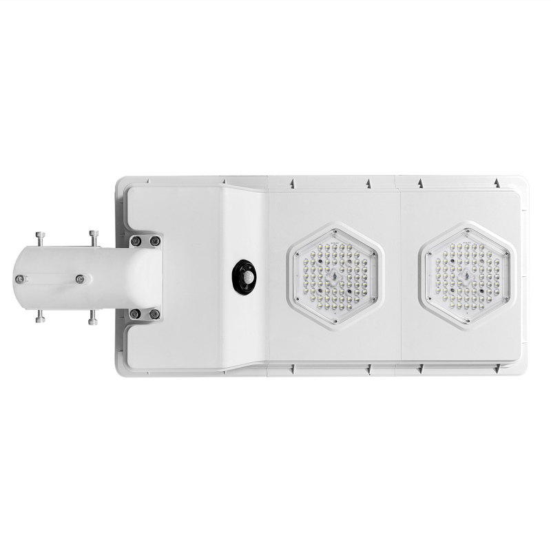 50W соларна LED улична лампа с LED модул, водоустойчива, за стълб 5–6 м, пътно осветление