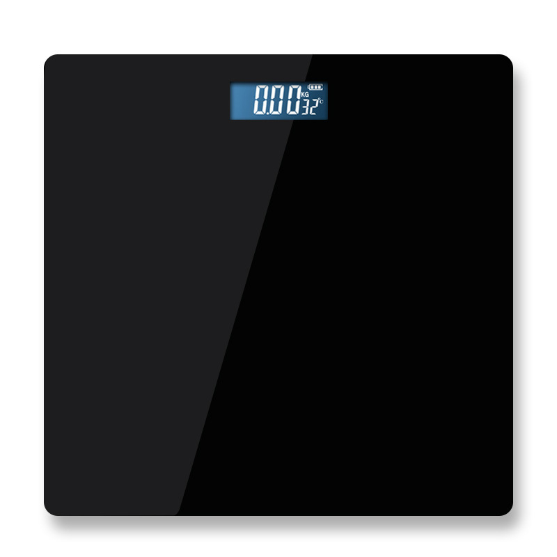 26 cm-es négyzetes digitális testsúlymérő, modell 2017B, 180 kg kapacitás, pontos mérés, háztartási egészségmérleg