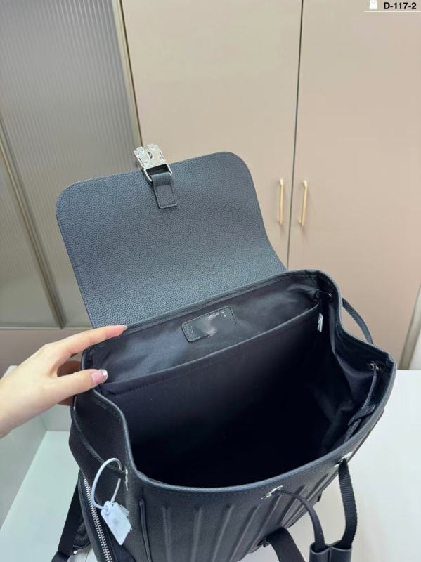 R Home Never Still platneni flip-top ruksak za putovanje od prave kože za muškarce
