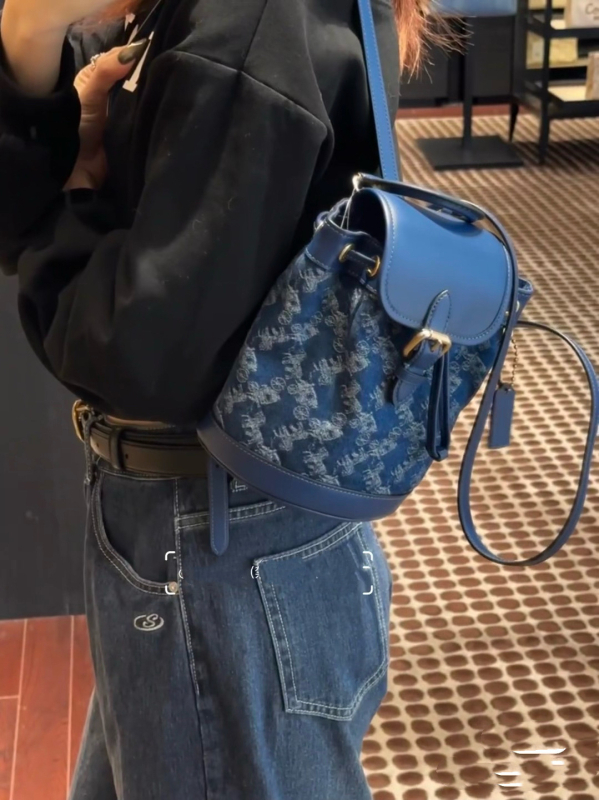 Harper mini ruksak s šniricama, vrhunski dojam, svestran retro stil za žene