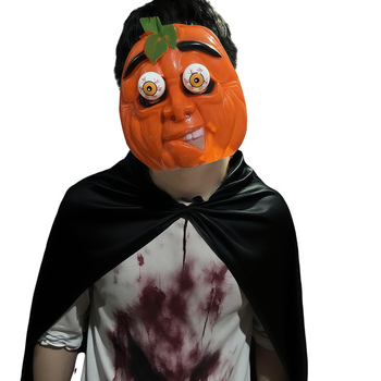 Halloween teljes arcú tökmaszk horror smink rekvizit