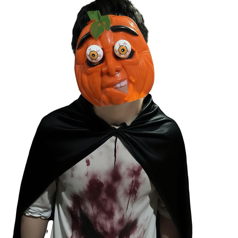 Halloween teljes arcú tökmaszk horror smink rekvizit