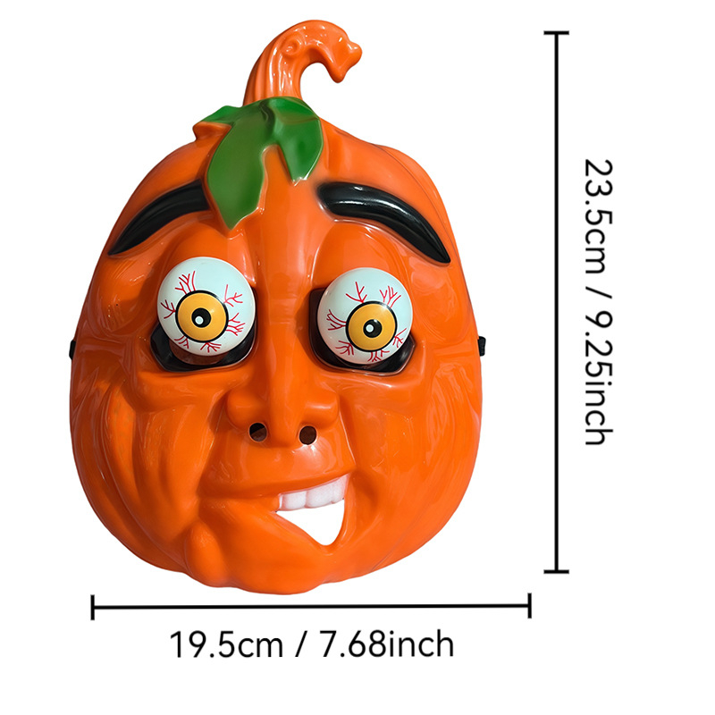Halloween teljes arcú tökmaszk horror smink rekvizit