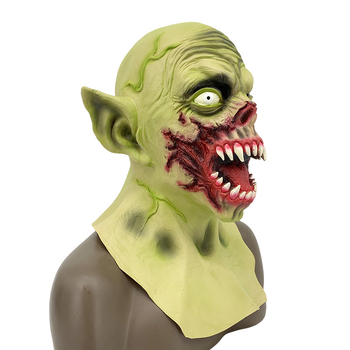 Latex vámpírmaszk – Halloween horror kellék, démon-zombi maszk