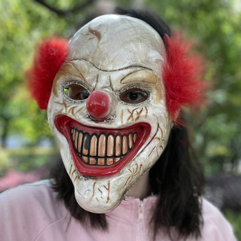 Halloween strašna maska za cijelo lice, rekvizit za filmove i zabave, plastična, injekcijsko oblikovana