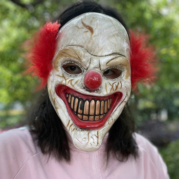 Halloween strašna maska za cijelo lice, rekvizit za filmove i zabave, plastična, injekcijsko oblikovana