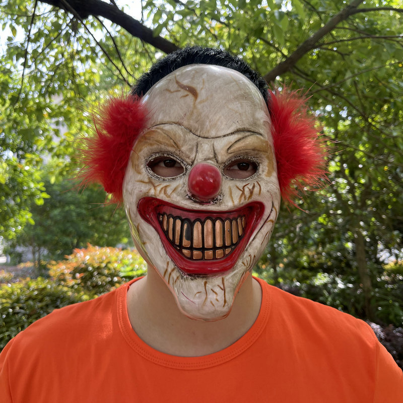 Halloween strašna maska za cijelo lice, rekvizit za filmove i zabave, plastična, injekcijsko oblikovana