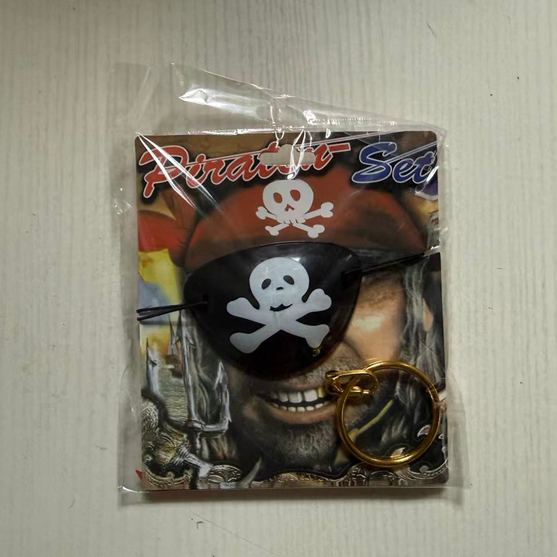 Cosplay rekvizite za Halloween: piratski naušnici, piratski turban i piratska maska za oči