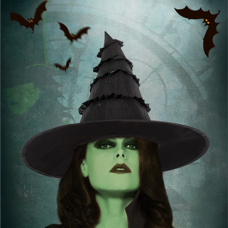Šešir vještice za Halloween - cosplay rekviziti za zabave i nastupe