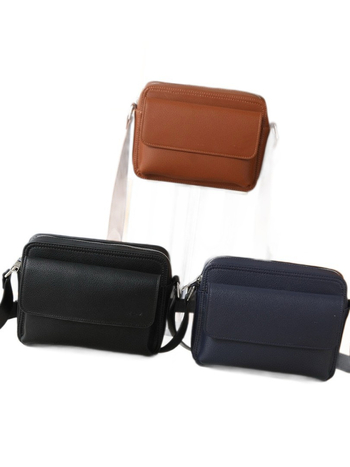 2025 Muška kožna crossbody torba - vodootporna, ultralagana, zaštita od krađe, za svakodnevnu upotrebu