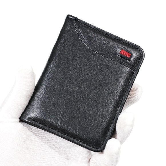 Suport pentru carduri cu model fibră de carbon, cu mai multe compartimente pentru carduri, design vertical, portofel pentru bărbați cu clips pentru bancnote