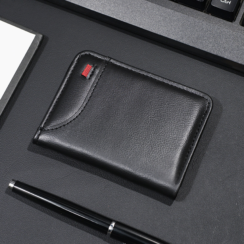Suport pentru carduri cu model fibră de carbon, cu mai multe compartimente pentru carduri, design vertical, portofel pentru bărbați cu clips pentru bancnote