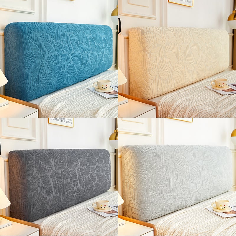 Husă pentru capul patului din poliester, material moale, protecție împotriva prafului, stil nordic, pentru paturi 1,5–1,8 m