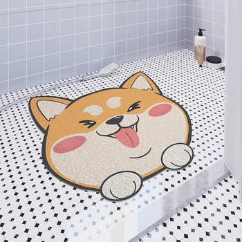 Podmetač za kupaonicu i WC u crtani stil, protuklizan, može se rezati na željenu veličinu, otporan na habanje s odvodom vode.