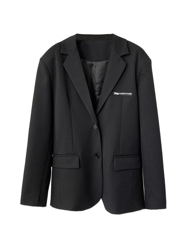 Blazer damă în stil coreean, primăvară, rever subțire, model 2447