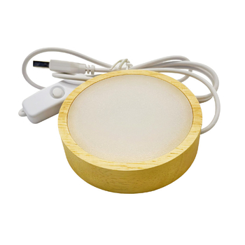 Lampă de noapte LED cu bază din lemn și placă difuzie circulară pentru aromaterapie în sticla de vin – DIY