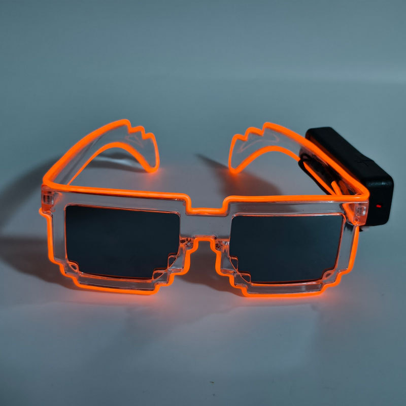 Мозаични LED светещи очила за бар и парти