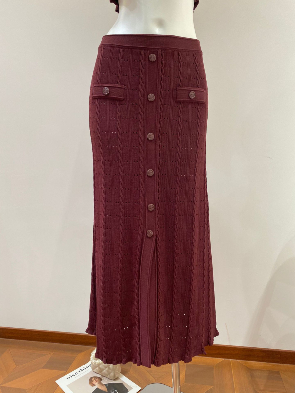 Nanyou brand S de înaltă clasă 2025 Top slim fit cu stil franțuzesc + fustă, model 2025, cu dantelă croșetată la margine