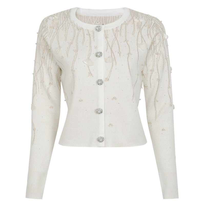 2620 Set cardigan tricotat și fustă midi evazată pentru femei