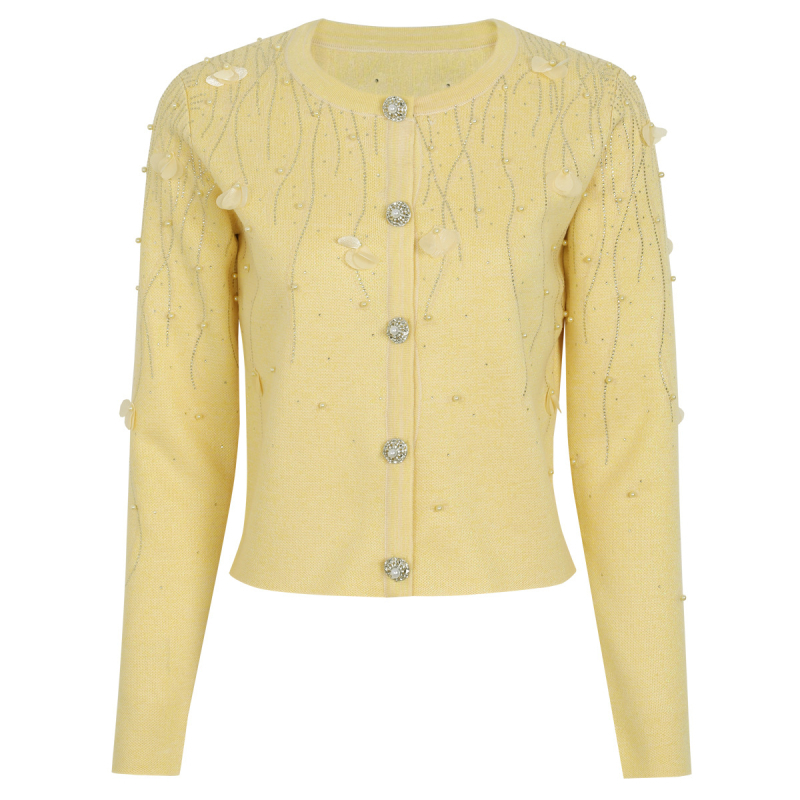 2620 Set cardigan tricotat și fustă midi evazată pentru femei