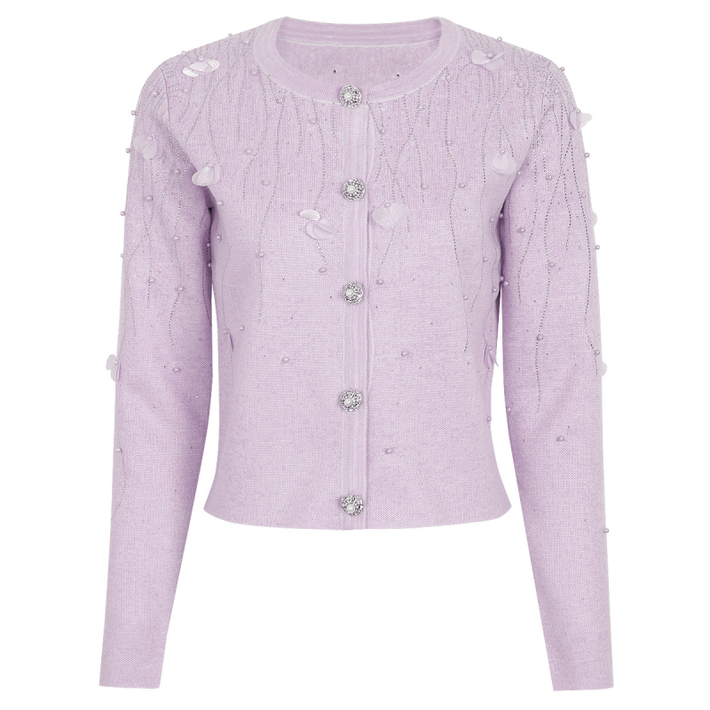 2620 Set cardigan tricotat și fustă midi evazată pentru femei