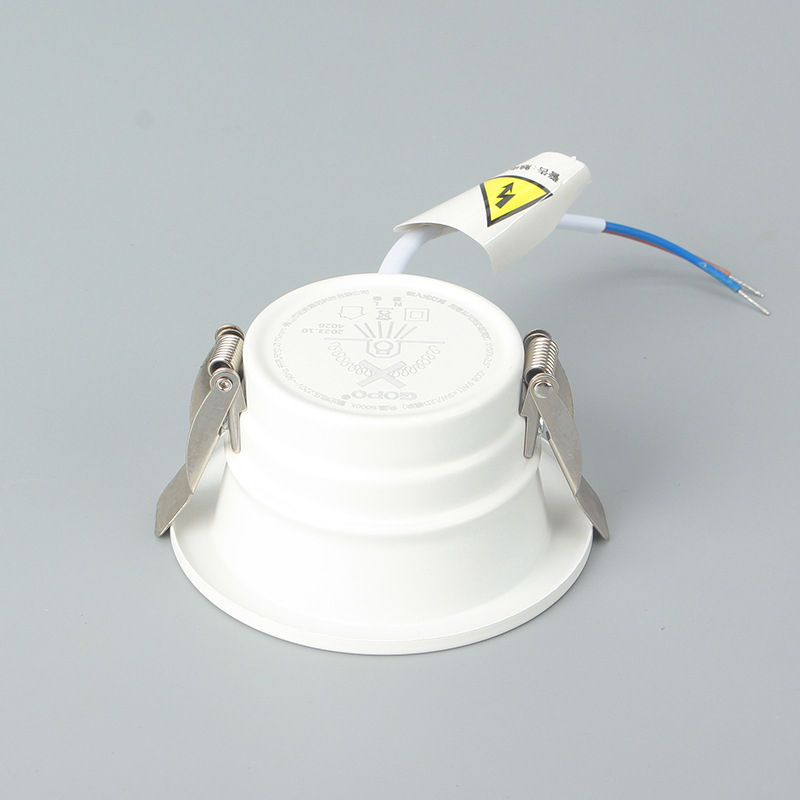 GOPO LED βαθύ αντιανακλαστικό ενσωματωμένο downlight για τοίχο, φως καθαρισμού τοίχου, 2,5/4/6 ίντσες