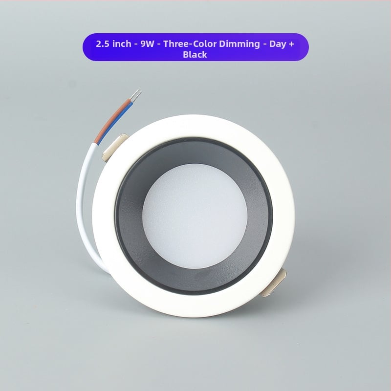 GOPO LED βαθύ αντιανακλαστικό ενσωματωμένο downlight για τοίχο, φως καθαρισμού τοίχου, 2,5/4/6 ίντσες