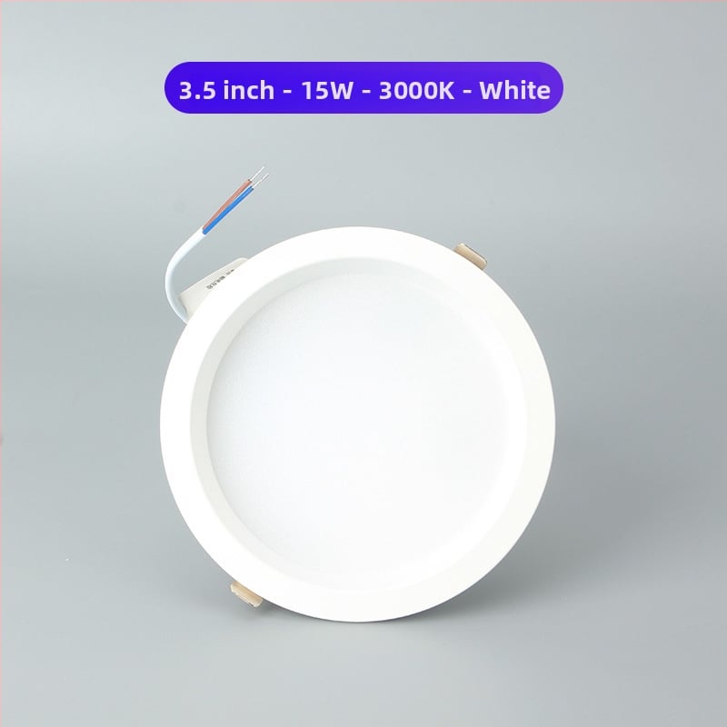 GOPO LED βαθύ αντιανακλαστικό ενσωματωμένο downlight για τοίχο, φως καθαρισμού τοίχου, 2,5/4/6 ίντσες