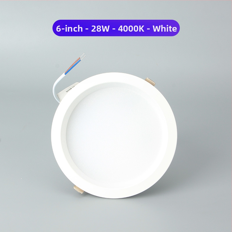 GOPO LED βαθύ αντιανακλαστικό ενσωματωμένο downlight για τοίχο, φως καθαρισμού τοίχου, 2,5/4/6 ίντσες