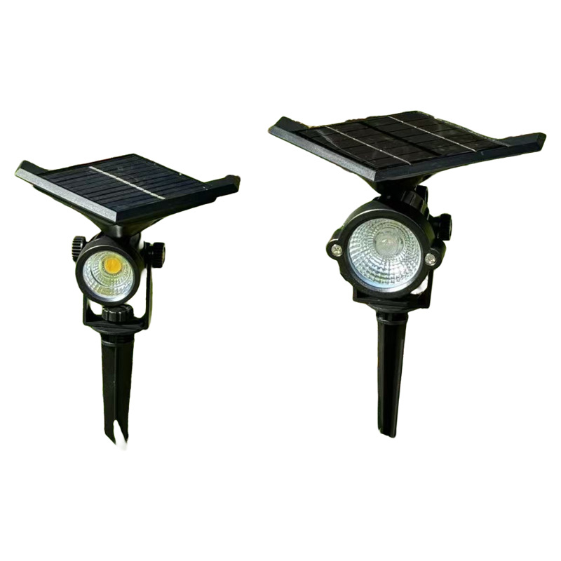 Solarna vrtna svjetiljka za vanjsku upotrebu s LED usmjerenim svjetlom, pogodna za travu, cvijeće, zidove, tlo i drveće, ukrašavanje dvorišta