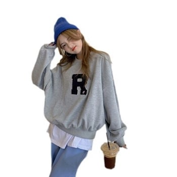 CEC Ženska oversize lagana jakna za proljeće i jesen, korejskog stila casual top s zatvaračem