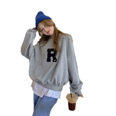 CEC Ženska oversize lagana jakna za proljeće i jesen, korejskog stila casual top s zatvaračem