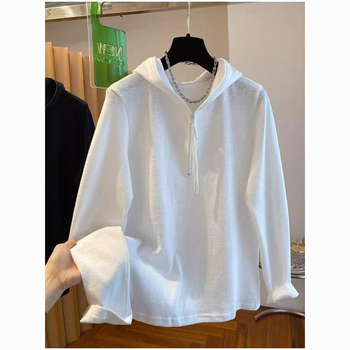 Žuta ženska duksa s kapuljom, novi stil, opušten kroj, dugi rukavi