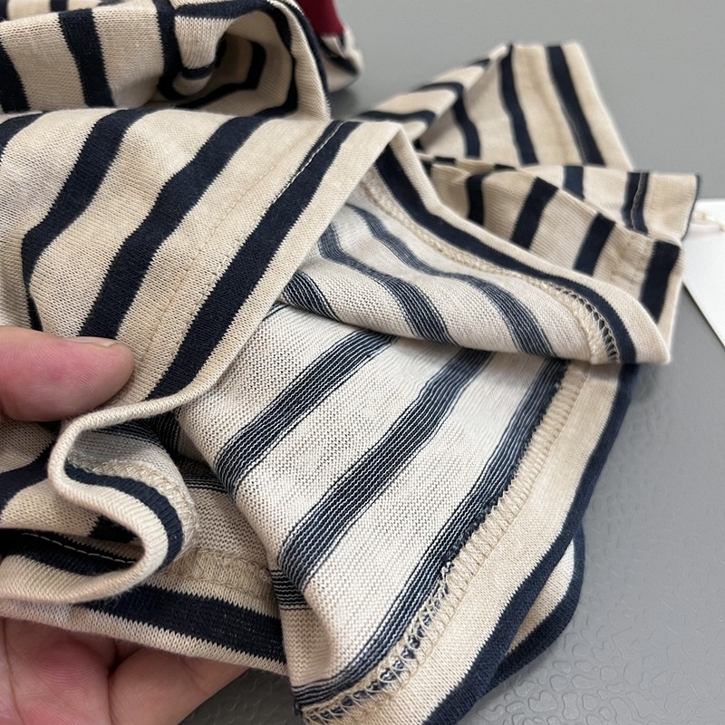 Ženska pamukasta majica s dugim rukavima i okruglim izrezom, blok boja, tekstura nalik lanu, 70% pamuk, ležerni stil
