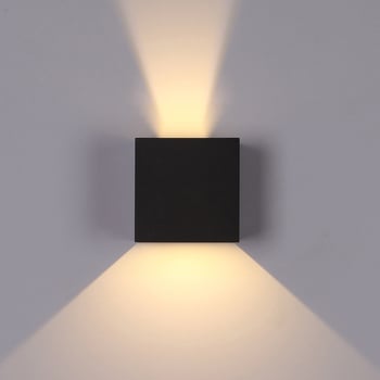 6W/10W/20W LED външно водоустойчиво стенно осветление, IP65, алуминиев корпус, регулируем ъгъл на светене, за градина и двор