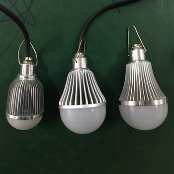 HRLQ-3 LED лампа с микровълнова индукция, 9–12W, ниско напрежение, улична лампа за алея с кабел