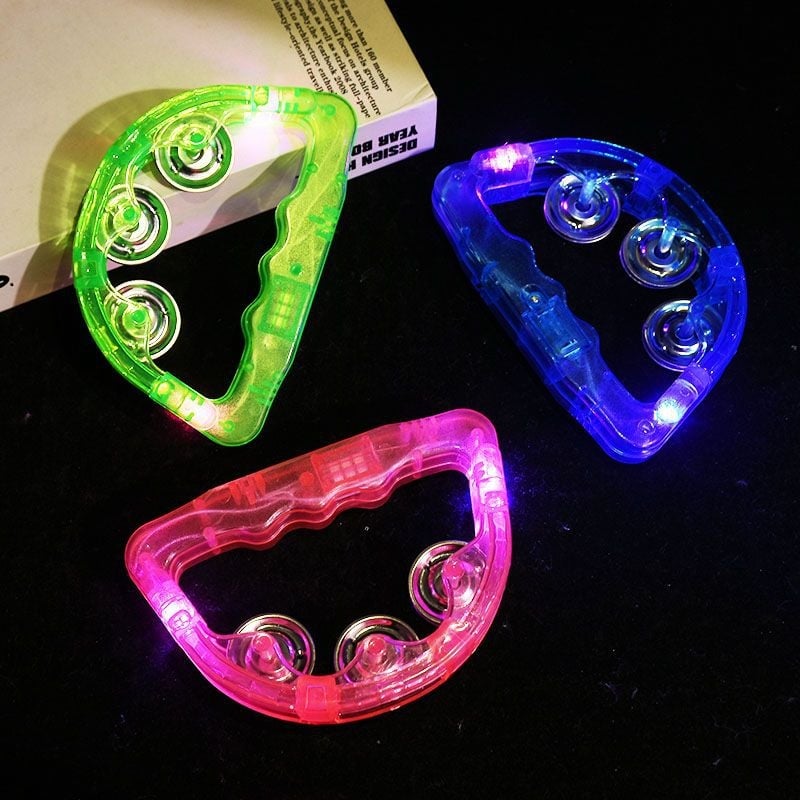 LED светеща дрънкалка за ръка, ръчна играчка за парти и барове