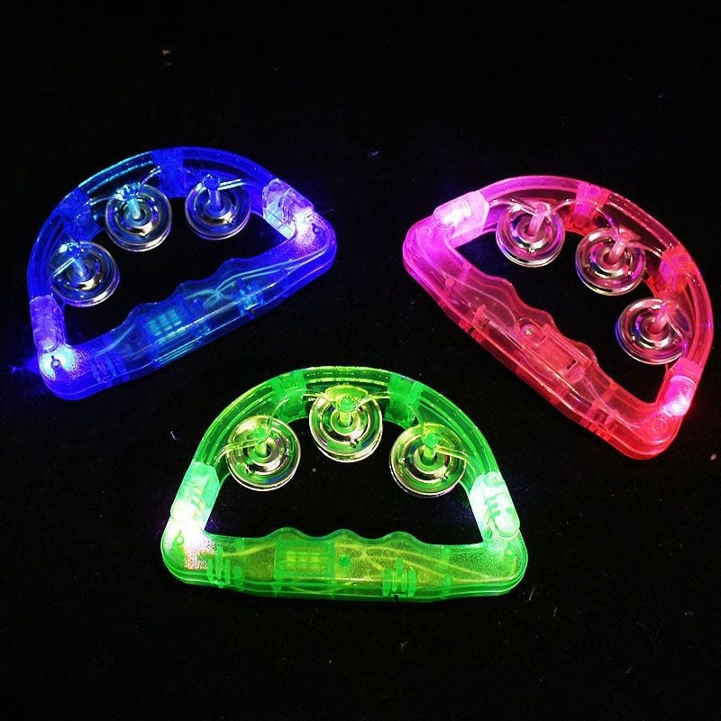 LED светеща дрънкалка за ръка, ръчна играчка за парти и барове