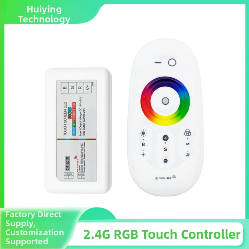 AP-1201 2.4G RGB/RGBW ovládač pre nízkonapäťové LED pásy 12-24V