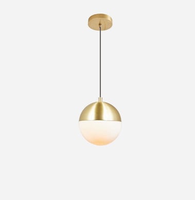 Mini luster v škandinávskom štýle z pokoveného mosadzného materiálu, dizajnová guľová sklenená guľa, vhodný do reštaurácie, obchodu, spálne, chodby a baru.