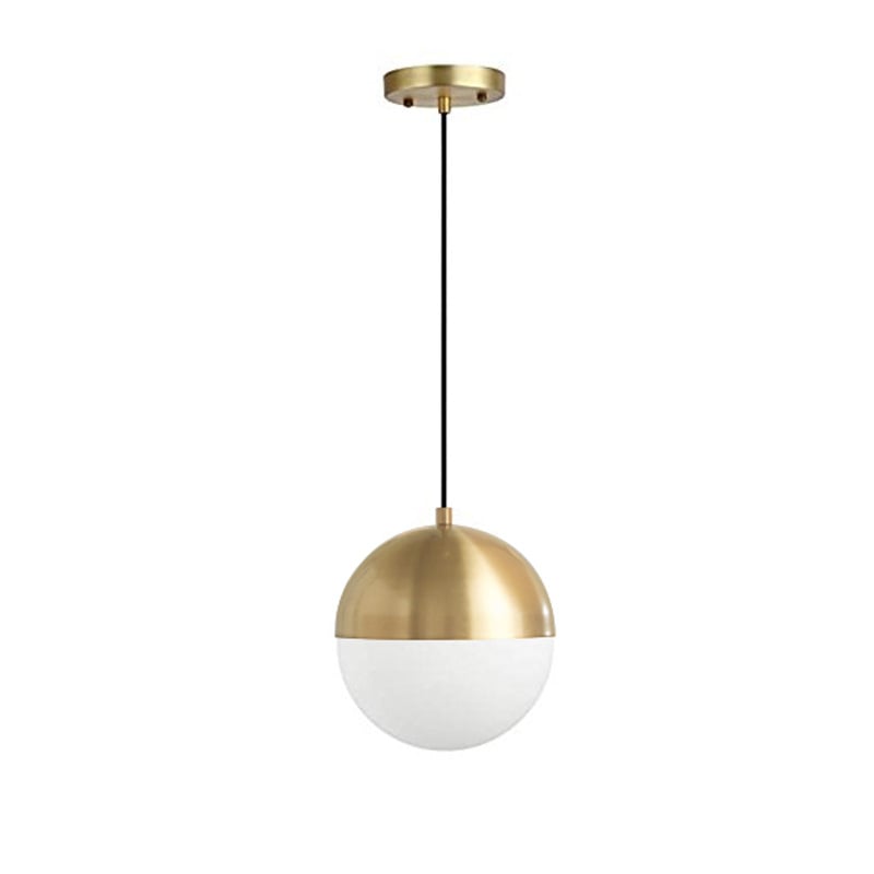 Mini luster v škandinávskom štýle z pokoveného mosadzného materiálu, dizajnová guľová sklenená guľa, vhodný do reštaurácie, obchodu, spálne, chodby a baru.