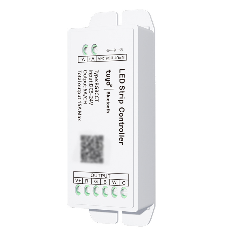 Graffiti Bluetooth LED контролер с интелигентен димер и приложение, за LED лента 12–24V