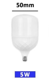 LED крушка E27, енергоспестяваща, бяла светлина, диамантен стил, висока мощност, алуминиево тяло с пластмасово покритие