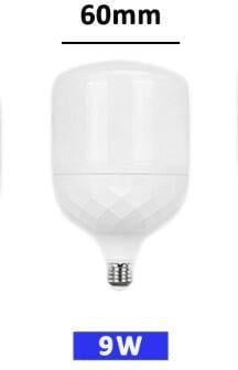 LED крушка E27, енергоспестяваща, бяла светлина, диамантен стил, висока мощност, алуминиево тяло с пластмасово покритие