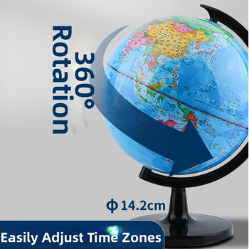 Svetelný glóbus pre geografické vzdelávanie – 3D glóbus pre žiakov základných a stredných škôl