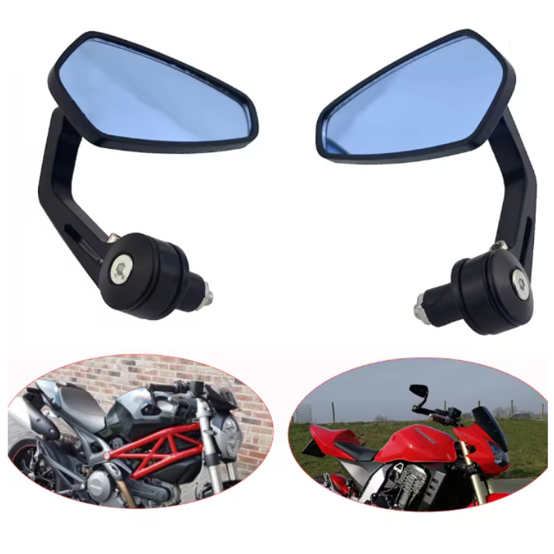 Retrovizor za motocikl, dodatni retrovizor na upravljaču, modificirani retrovizor za upravljač, reflektor, retrovizor za sportski motocikl