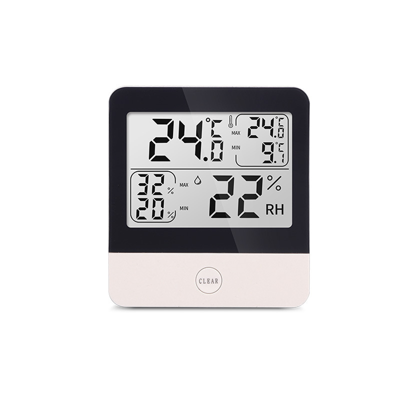 Industrijski mjerač temperature i vlage, elektronički visoke preciznosti, memorija za zapis max/min vrijednosti, pogodan za staklenike, uzgoj i ljekarne