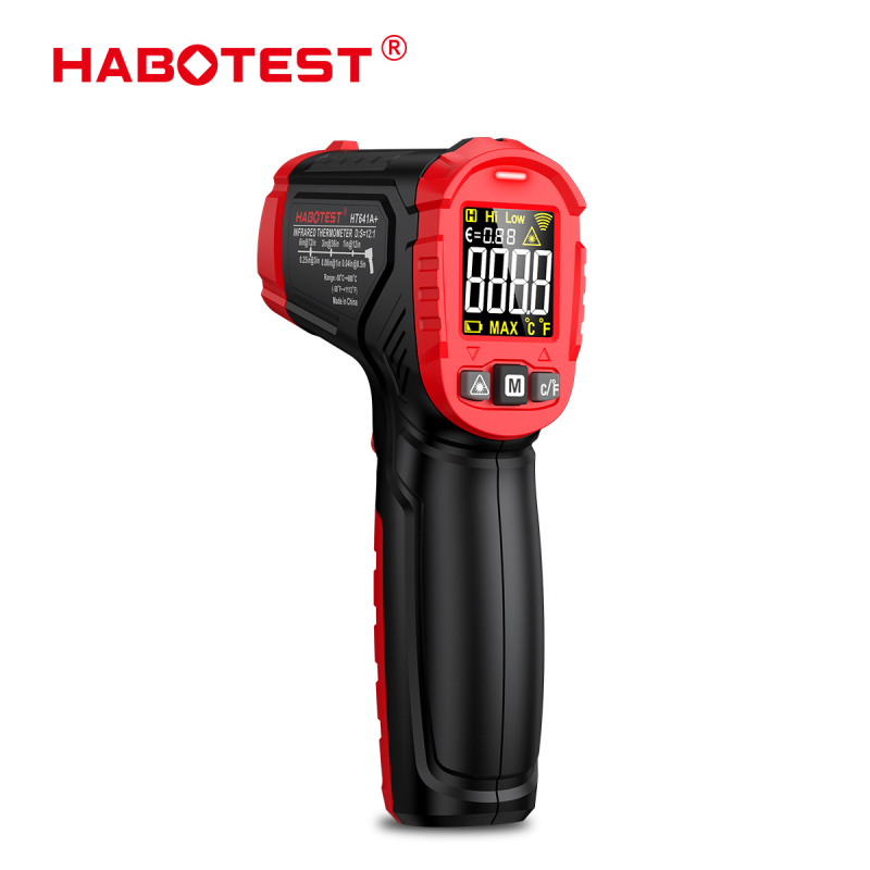 Habotest HT641 σειρά μη επαφικού υπέρυθρου βιομηχανικού θερμόμετρου — πολυλειτουργική μέτρηση θερμοκρασίας
