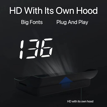 Автомобилен HUD дисплей с GPS скоростомер KMH/MPH